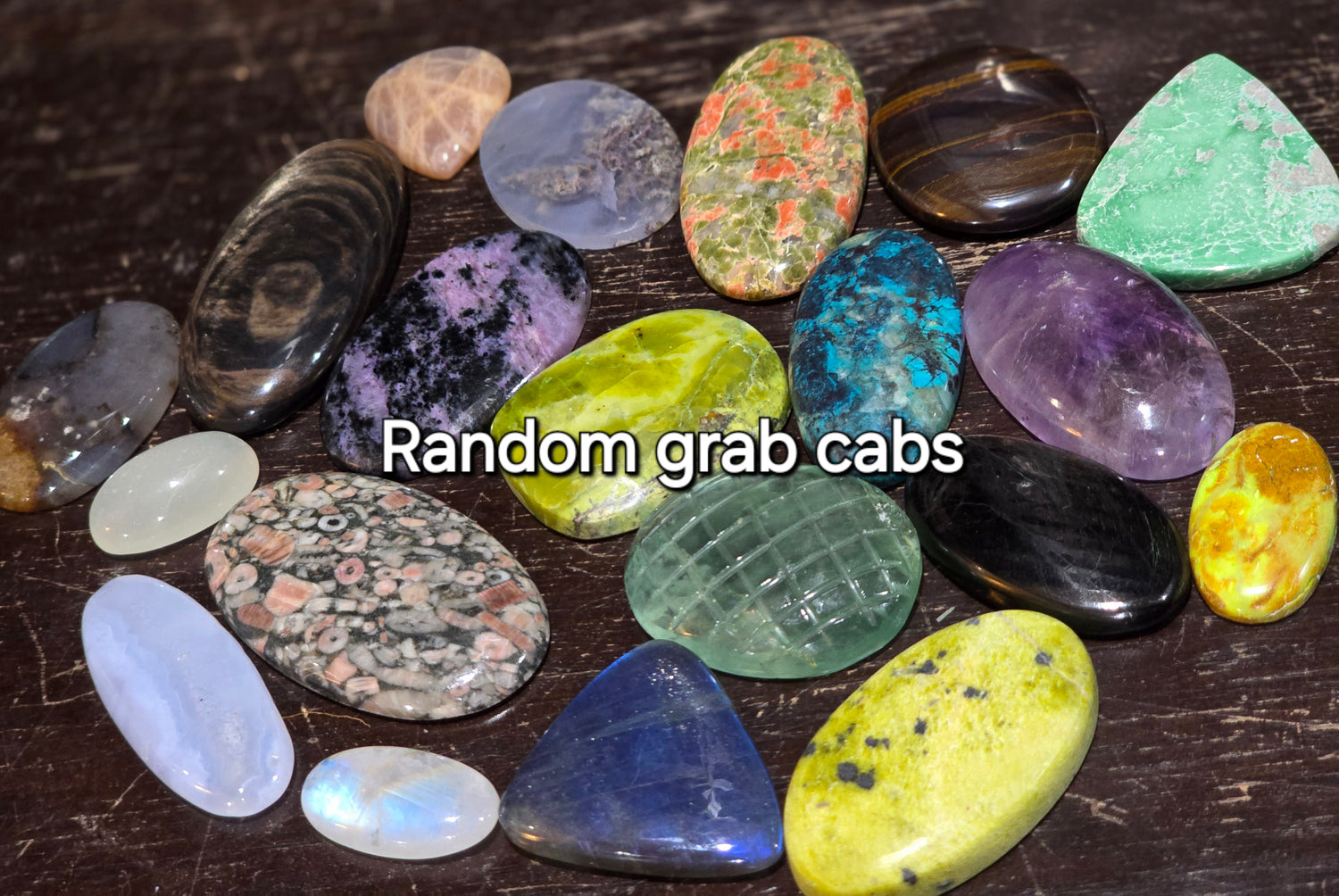 Cabochons and faceted gemstones