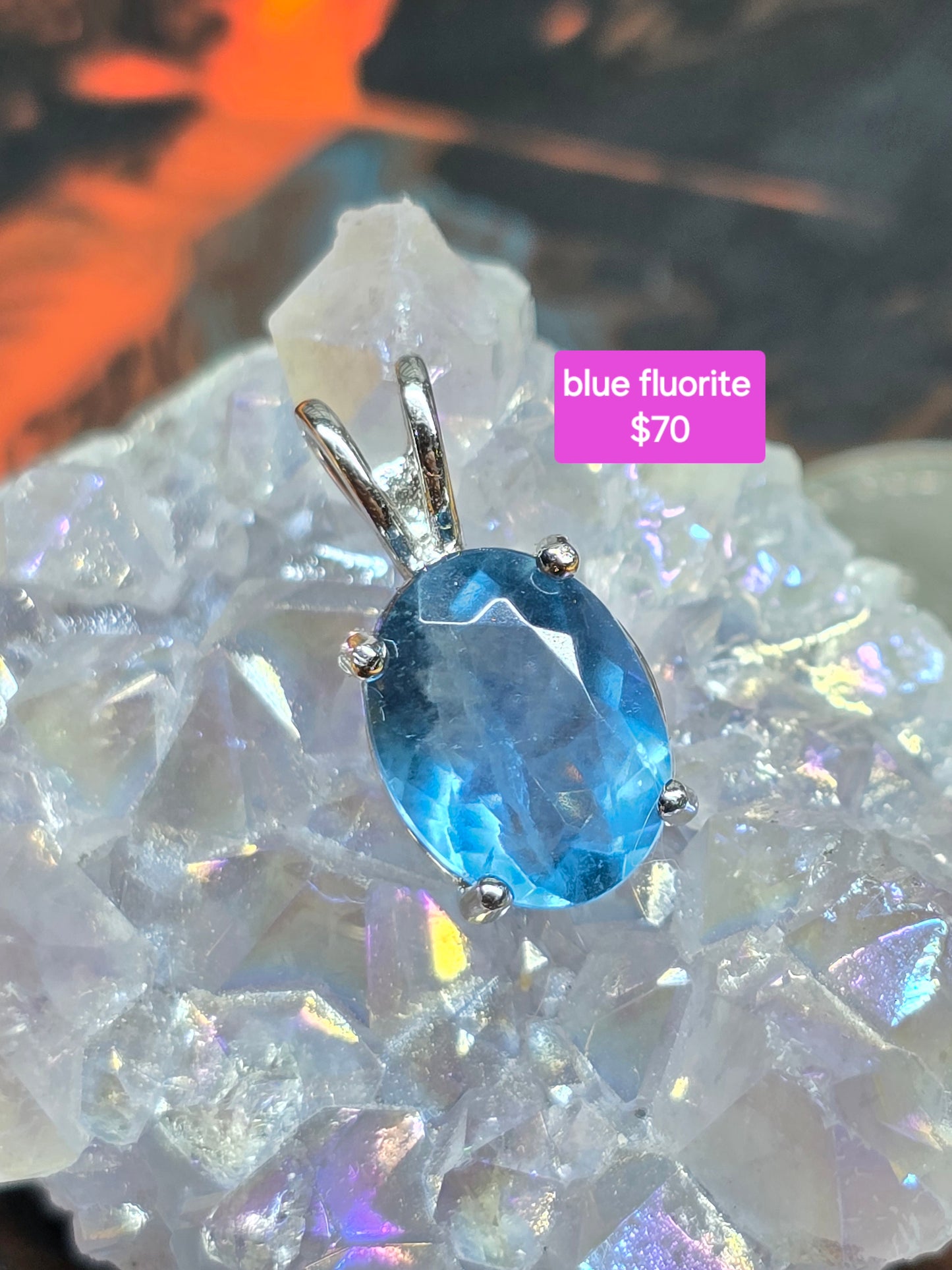 Blue fluorite