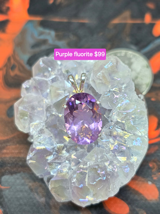 Purple fluorite