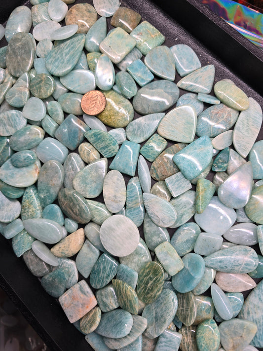 Amazonite cabochons