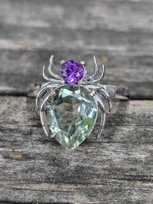 Amethyst spider size 5.5