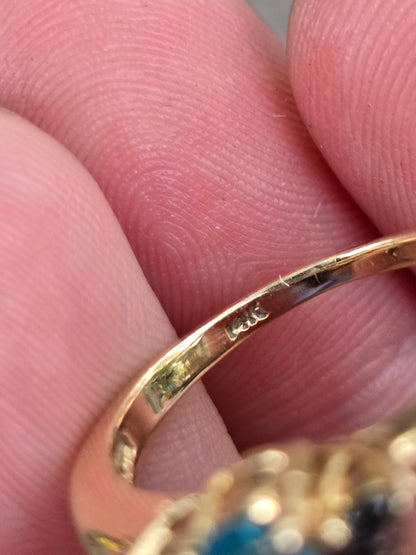 Solid 14kt gold size 6