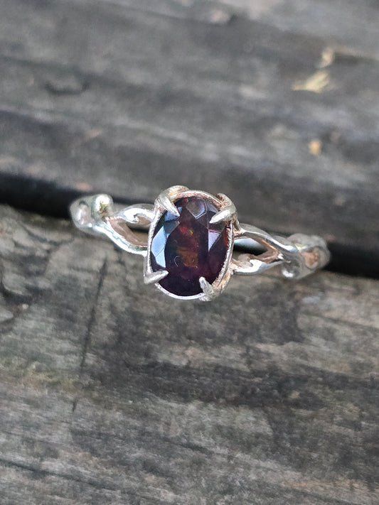 Smoked black opal size 8