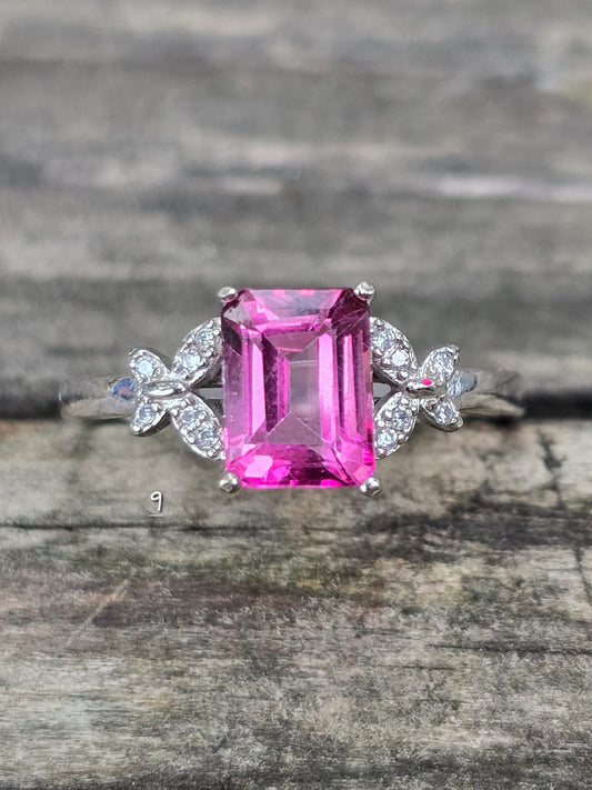 Size 9 pink topaz