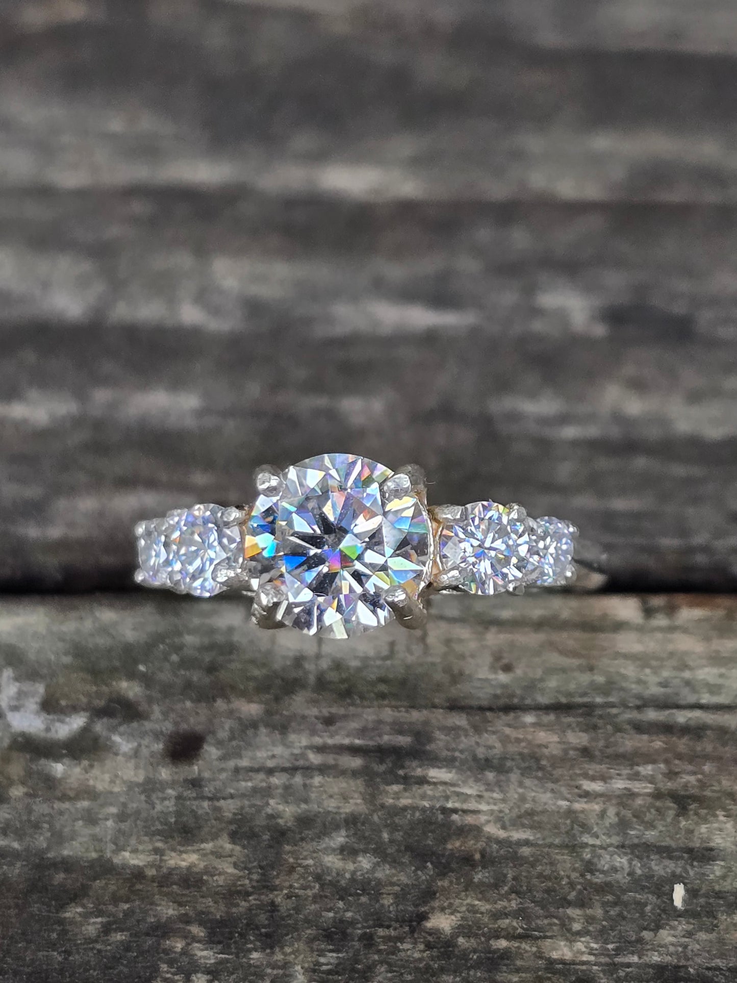 Size 9 moissanite