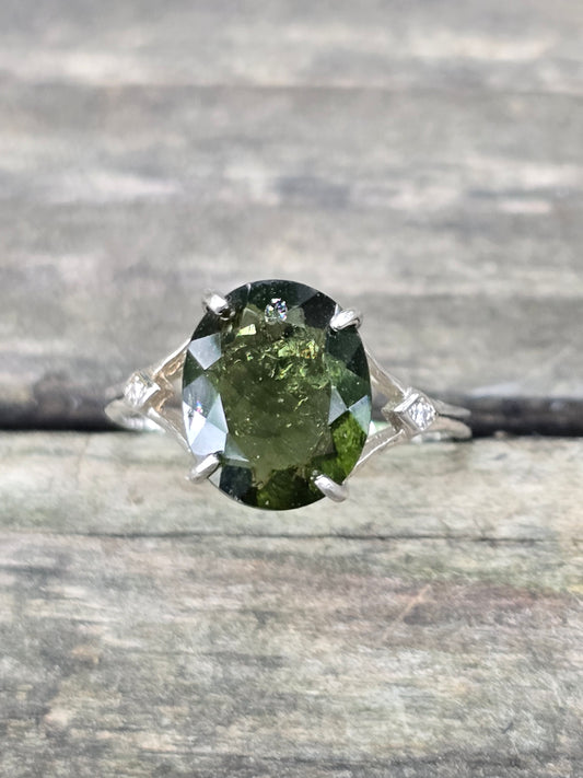 Size 9 moldavite