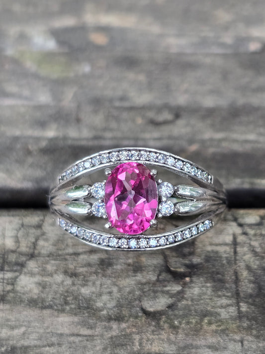 Size 10 pink topaz