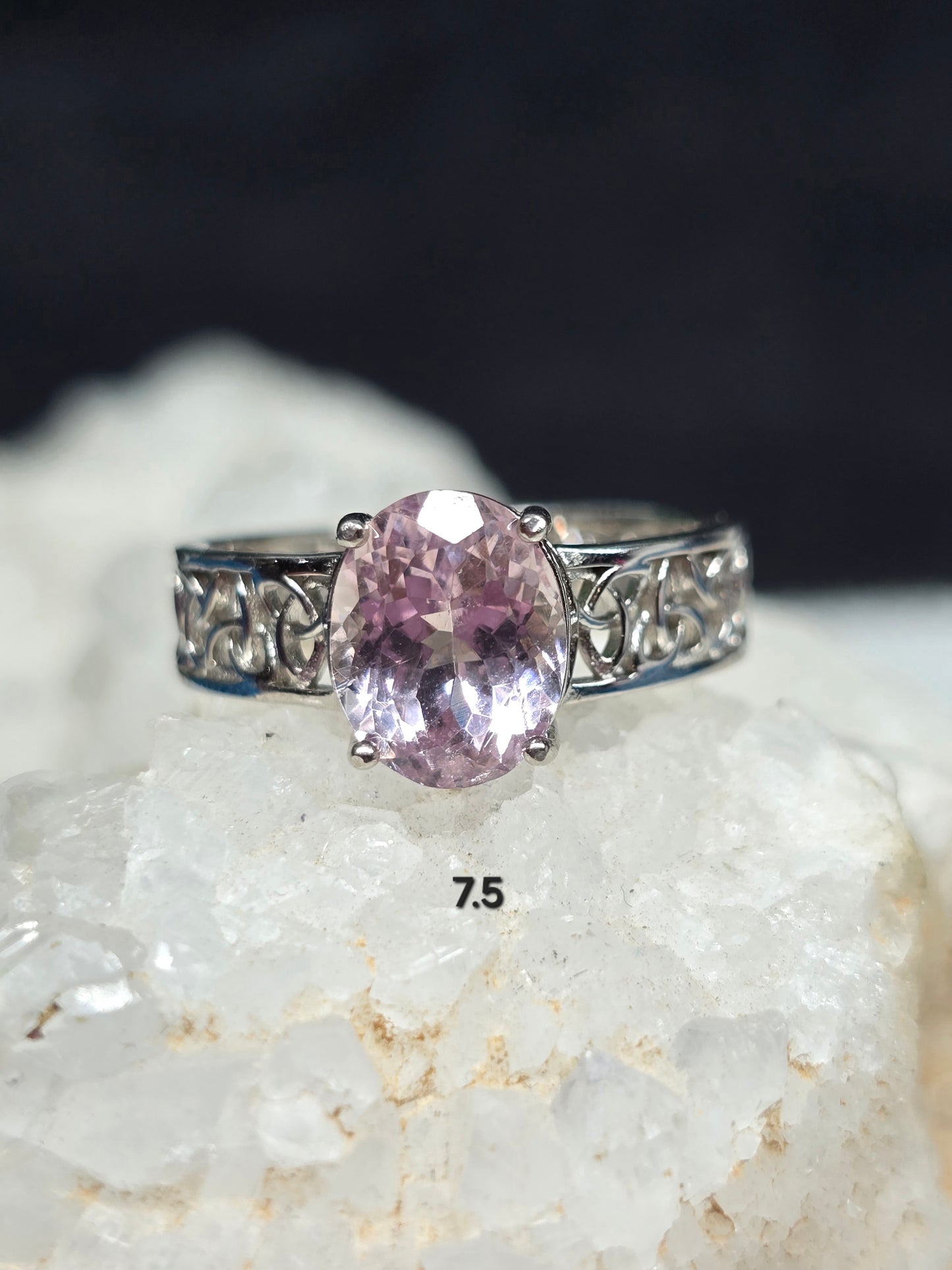 Size 7.5 pink tourmaline