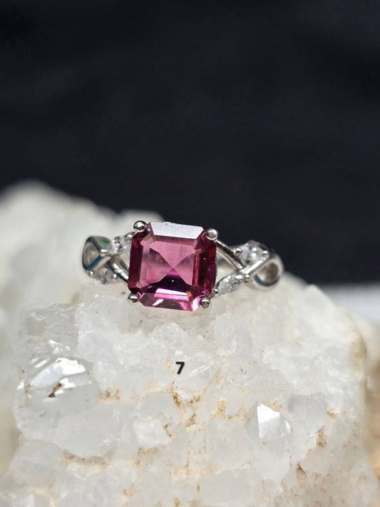 Size 7 pink tourmaline