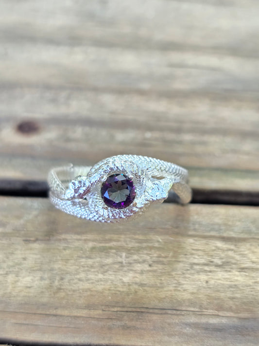 Size 5 ouroboros mystic topaz