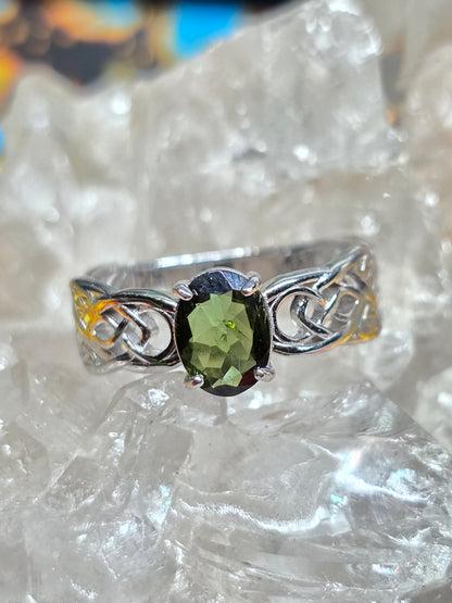 Size 9 moldavite