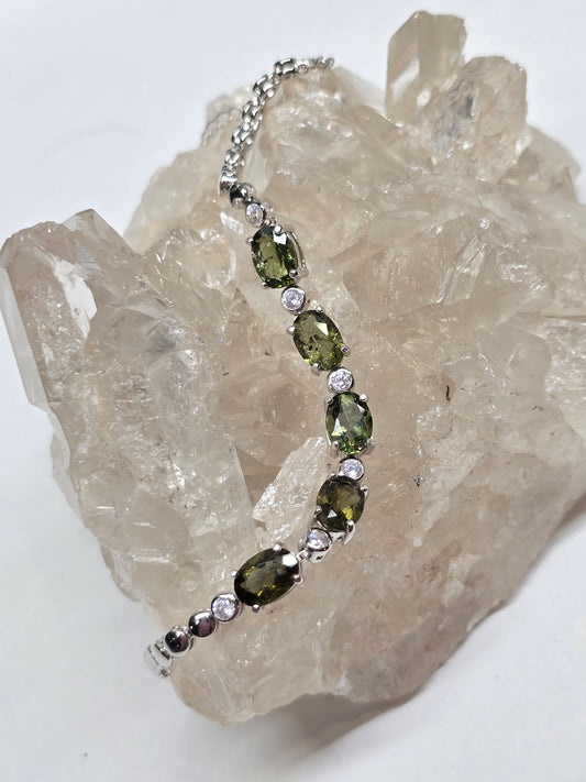 moldavite bracelet