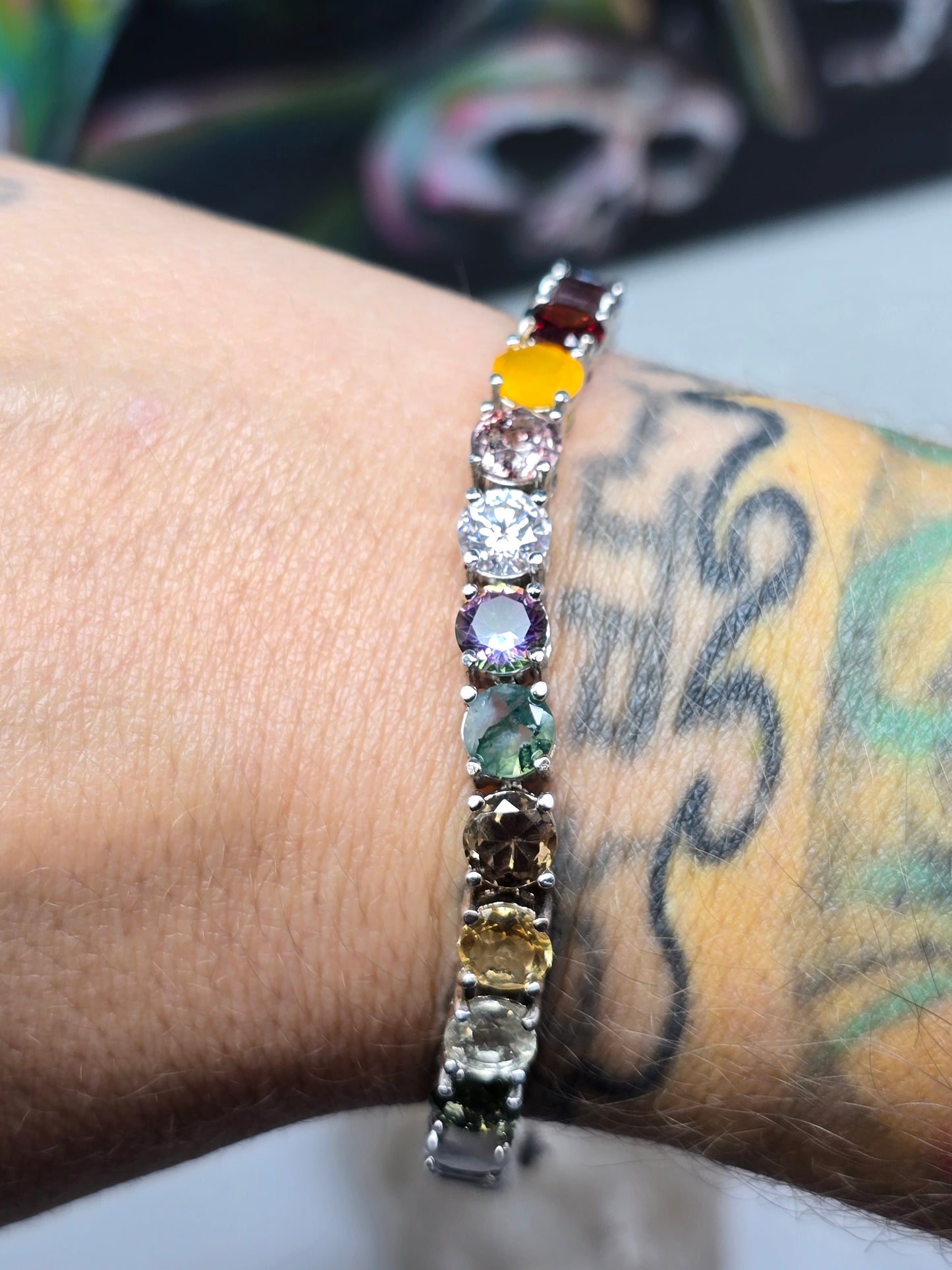 30 gemstone bracelet